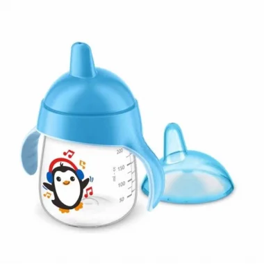 Philips Avent Penguen Damlatmaz Bardak 12 Ay+ 260 ml - Mavi