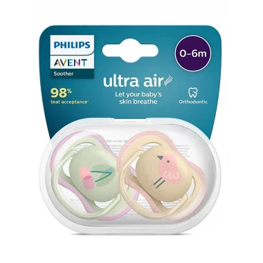 Philips Avent SCF085/13 Ultra Air Emzik 0-6 Ay 2li Kız
