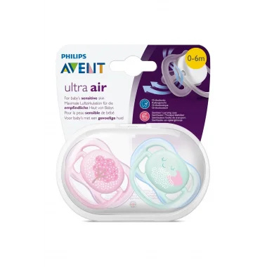 Philips Avent Ultra Air 2li Emzik 0-6 Ay - Kız