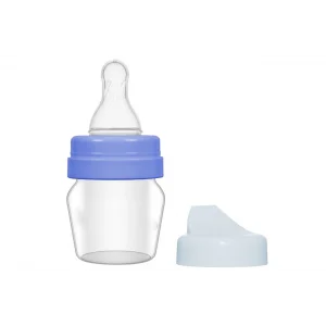 Bambino Biberon Silikon Emzik Mini Cam 30 ml - Mavi