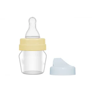 Bambino Biberon Silikon Emzik Mini Cam 30 ml - Sarı
