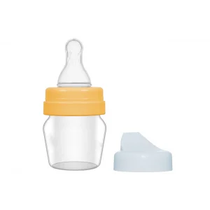 Bambino Biberon Silikon Emzik Mini Cam 30 ml - Turuncu