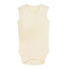 Sema Baby Jakarlı Askılı Badi (Body) - Krem 18-24 Ay