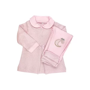 Sema Baby Puantiyeli Elbise 2li Takım 6 Ay  - Pembe