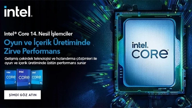 INTEL 14. Nesil işlemciler ile Oyun ve İçerik Üretiminde Zirve Performans