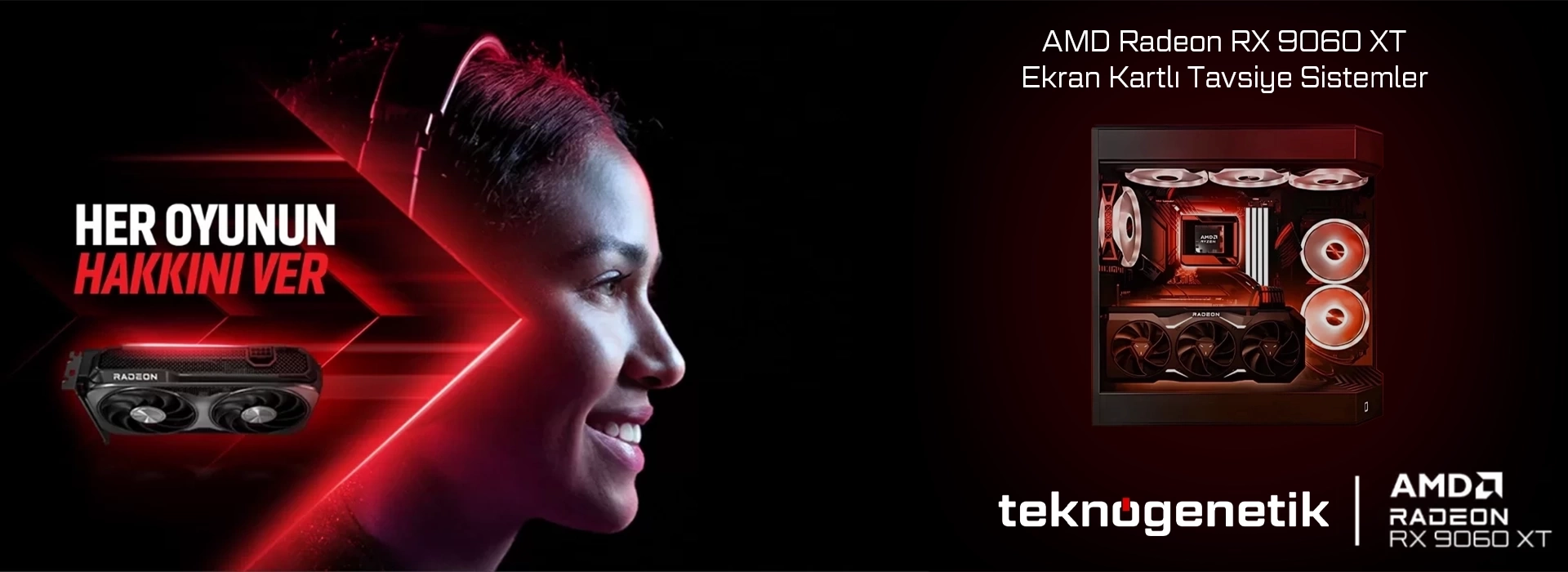 AMD Radeon RX 9060 XT Tavsiye Sistemler banner