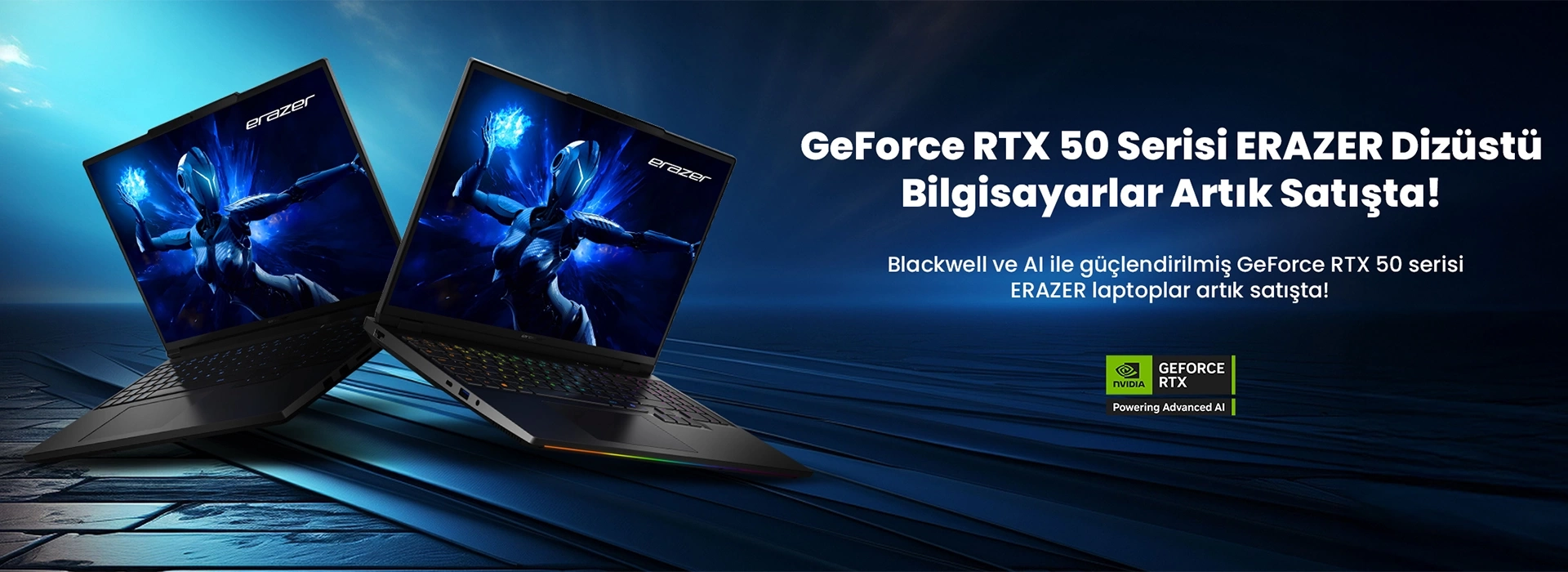 Erazer RTX 50 Serisi banner