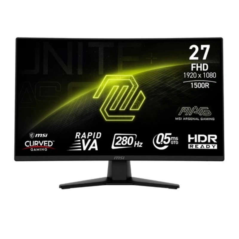 27 MSI MAG 274CXF 0.5MS 280HZ ADAPTIVESYNC FHD