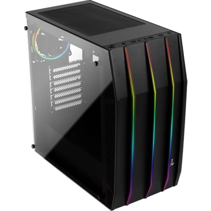 AEROCOOL KLAW 3x12CM FAN USB3.0 PENCERELI ATX SIYAH KASA (AE-KLAW)
