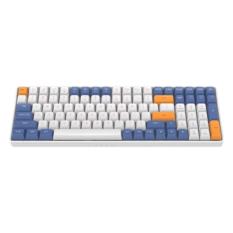 Aigo A100 Starry Blue Yellow Switch İngilizce Kablolu/Kablosuz Mekanik Klavye