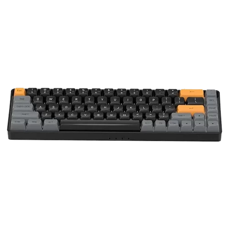 Aigo A68 Brown Sugar Yellow Switch İngilizce Kablolu/Kablosuz Mekanik Klavye