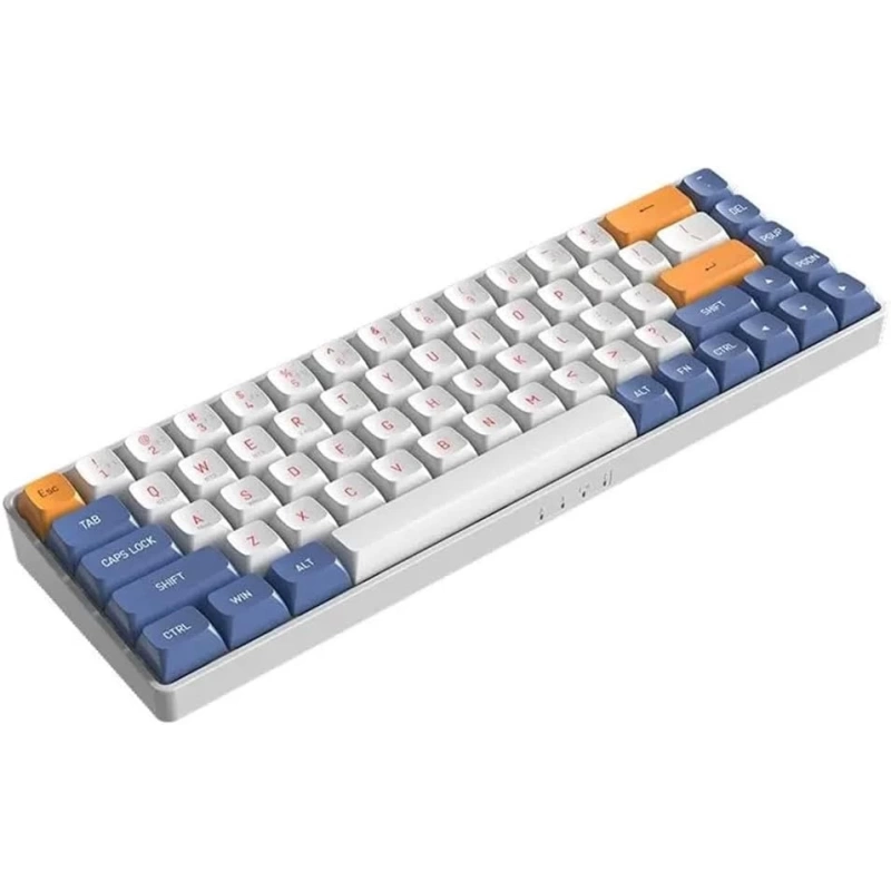 Aigo A68 Starry Blue Red Switch İngilizce Kablolu/Kablosuz Mekanik Klavye