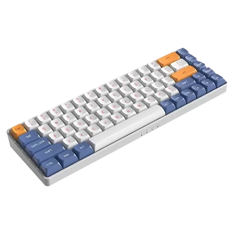 Aigo A68 Starry Blue Yellow Switch İngilizce Kablolu/Kablosuz Mekanik Klavye