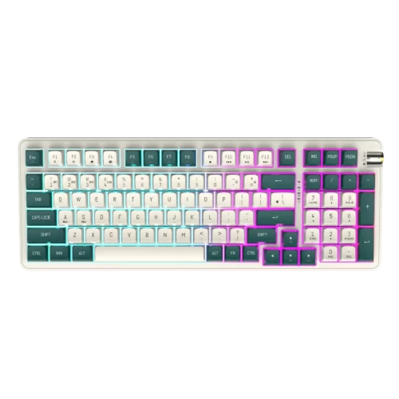 Aigo AG98 RGB Interstellar Yellow Switch Mekanik Kablosuz Gaming Klavye
