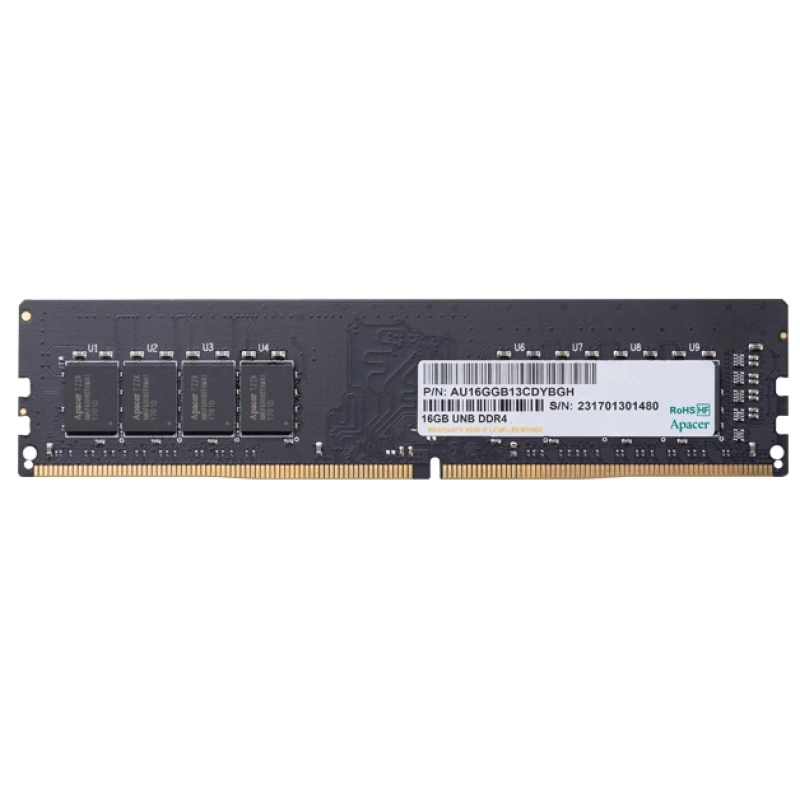 Apacer 16GB 1x16GB 3200Mhz CL22 DDR4 RAM (EL.16G21.GSH)