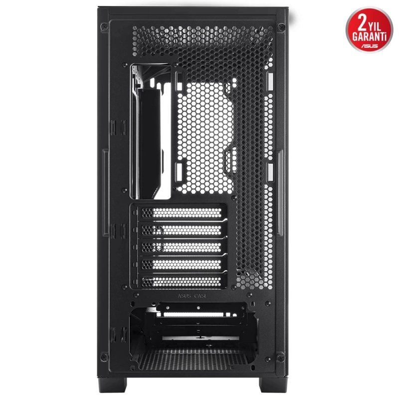 ASUS A21 360 MM SOĞUTUCU ALANI, 380 MM UZUNLUĞA KADAR EKRAN KARTI VE STANDART ATX PSU DESTEKLİ GİZLİ KABLO BÖLMELİ MICRO-ATX KASA