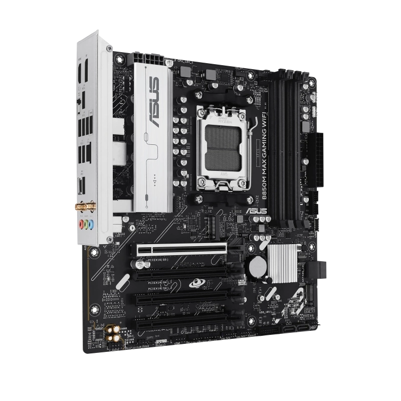 ASUS B850M MAX GAMING WIFI AM5 DDR5 8000MHZ(OC)  mATX HDMI ANAKART