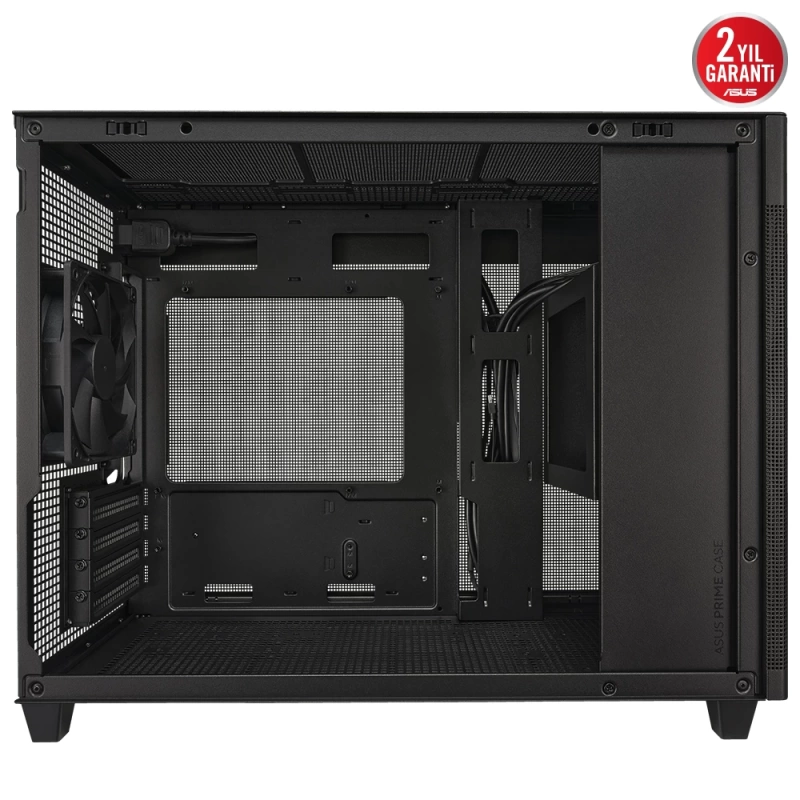 ASUS PRIME AP201 MESH MICRO ATX TEMPERLİ CAM ALET GEREKTİRMEYEN YAN PANELLER VE TOZ FİLTRELİ IZGARAYA SAHİP 360 MM SOĞUTUCU 338 MM UZUNLUĞA KADAR EKRAN KARTI VE STANDART ATX PSU DE...