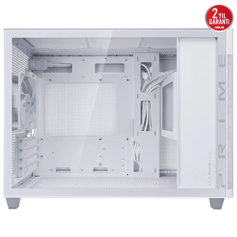 ASUS Prime AP201 Tempered Glass Micro ATX Beyaz Kasa (PRIME-AP201-TG-WHITE)