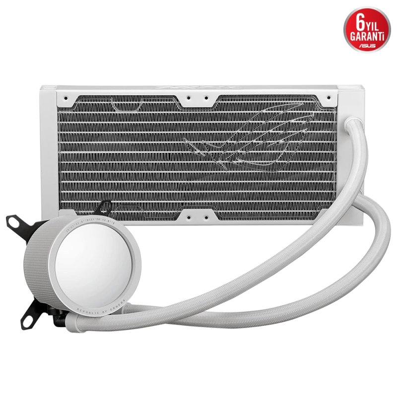 Asus Rog Ryuo III 240 ARGB White Anime Matrix Led 240mm Sıvı Soğutucu ROG-RYUO-III-240-WHITE