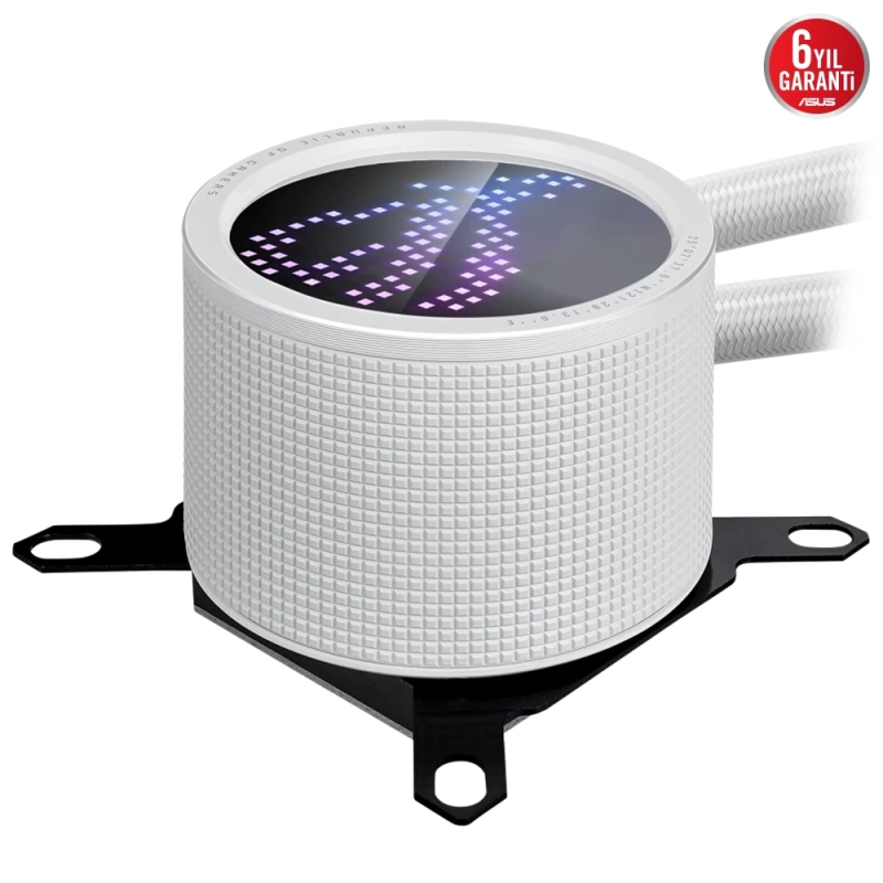 Asus Rog Ryuo III 240 ARGB White Anime Matrix Led 240mm Sıvı Soğutucu ROG-RYUO-III-240-WHITE