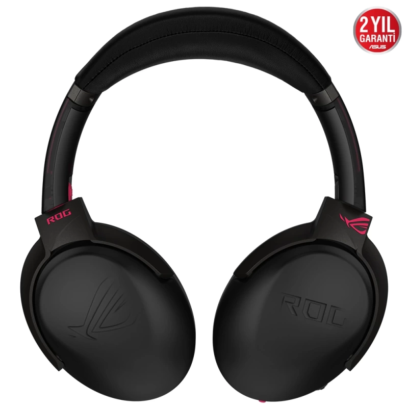 ASUS ROG STRIX GO 2.4 ELECTRO PUNK OYUNCU KULAKLIĞI PC/MAC/PS4 2.4GHZ KABLOSUZ BAGLANTI 25 SAATE KADAR PİL ÖMRÜ 40MMLIK ASUS ESSENCE SÜRÜCÜLER USB-C/3.5MM BAĞLANTI