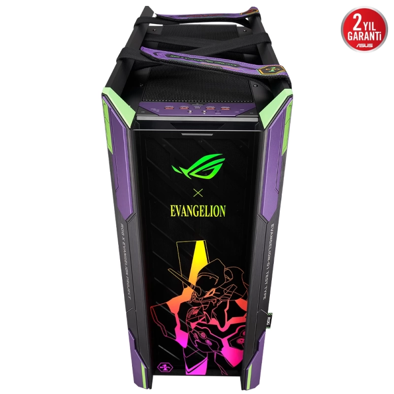 Asus Rog Strix GX601 Helios Eva Edition Tempered Glass RGB Siyah USB 3.0 ATX Mid Tower Kasa