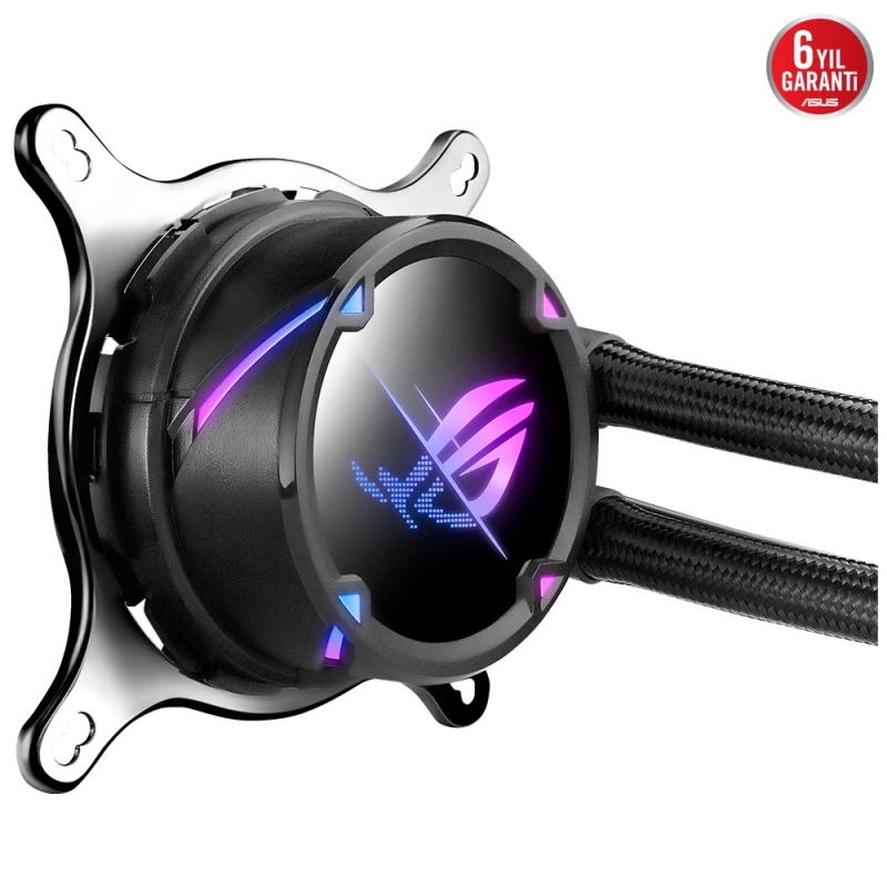 ASUS ROG STRIX LC II 240 ARGB AURA SYNC RGB 120MM*2 ADRESLENEBİLİR RGB FAN CPU SIVI SOĞUTUCUSU V3