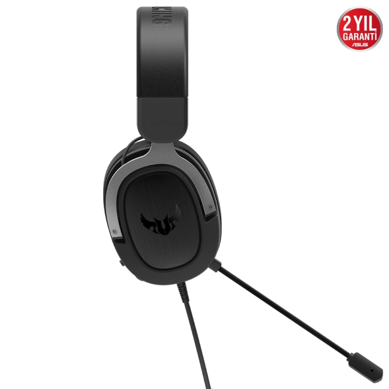Asus Tuf Gaming H3 Gun Metal 7.1 Surround Kablolu Oyuncu Kulaklık (TUF-GAMING-H3-GUN)