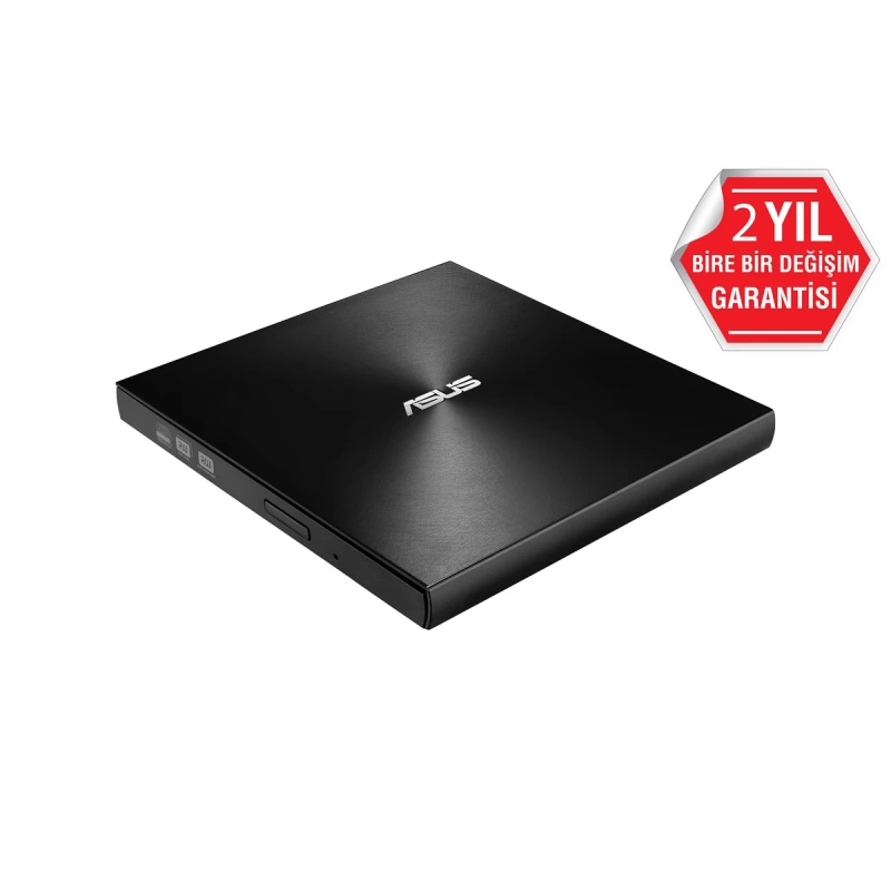 ASUS ZENDRİVE-U9M SDRW-08U9M-U HARİCİ İNCE DVD YAZICI  M-DİSC  USB TYPE-C VE USB 2.0 DESTEKLİ  SİYAH