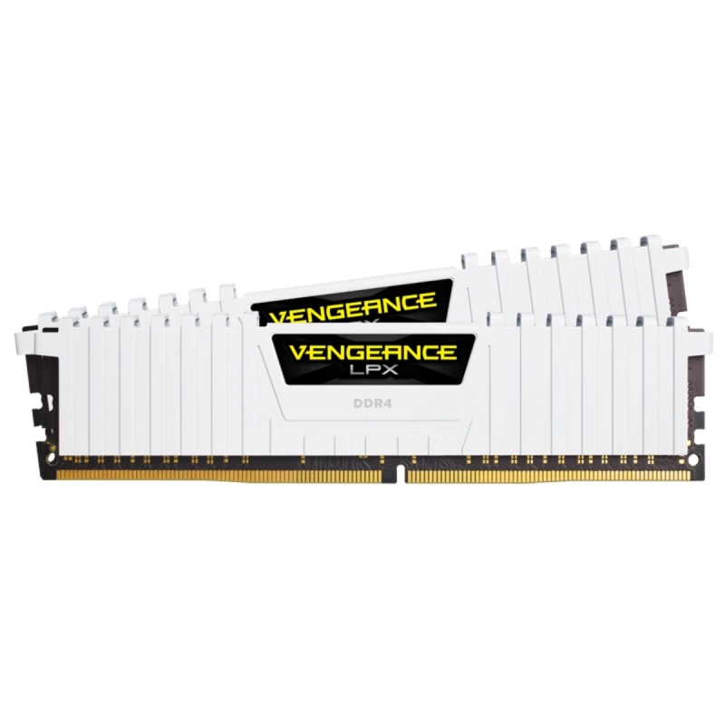 CORSAIR CMK32GX4M2B3000C15W 32GB (2X16GB) 3000MHz CL16 VENGEANCE LPX SOGUTUCULU DIMM BELLEK WHITE