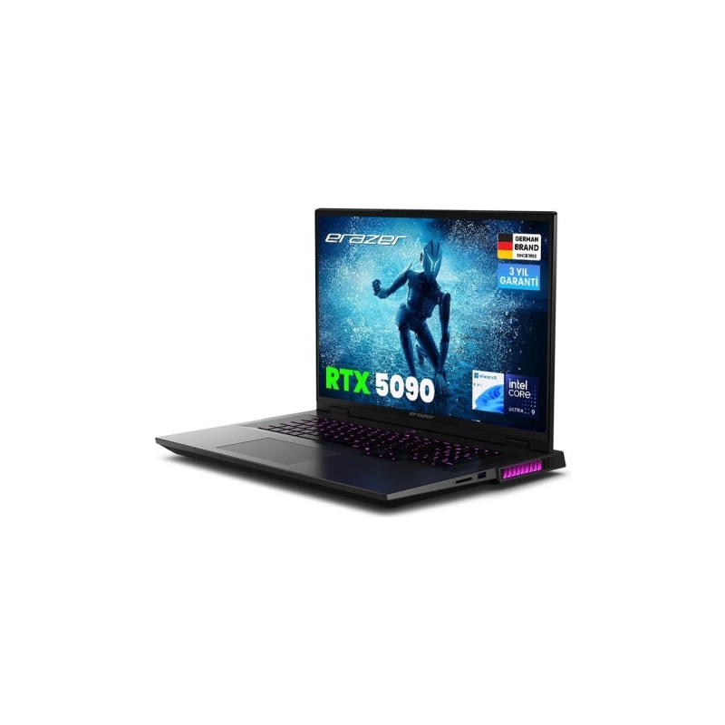 Erazer Beast 18 X1 MD62729 Intel Ultra 9 275HX 64GB Ram 4TB SSD RTX5090 18 240Hz Qhd+ IPS W11H Oyuncu Laptop
