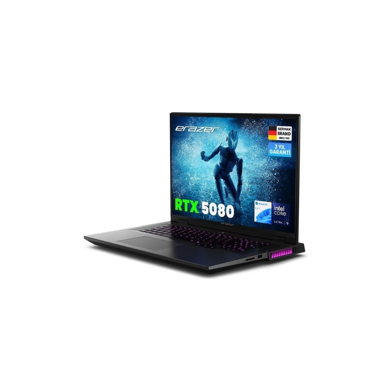 Erazer Beast 18 X1 MD62731 Intel Ultra 9 275HX 32GB Ram 2tb SSD RTX5080 18 240Hz Qhd+ IPS W11H Oyuncu Laptop