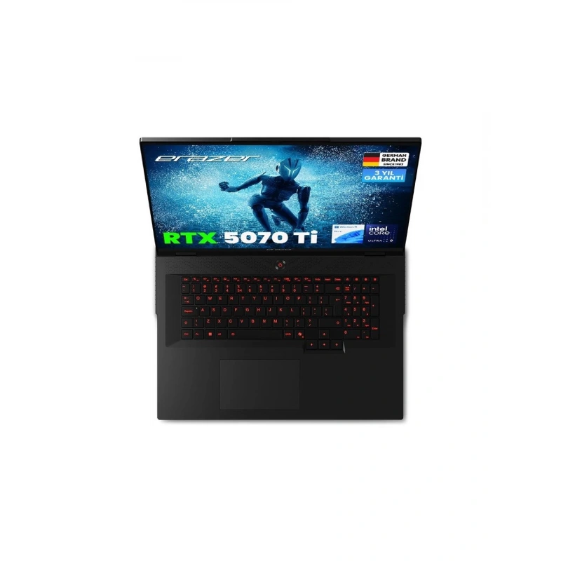 Erazer Beast 18 X1 MD62746 Intel Ultra 9 275HX 32GB Ram 2tb SSD RTX5070TI 18 240Hz Qhd+ IPS W11H Oyuncu Laptop