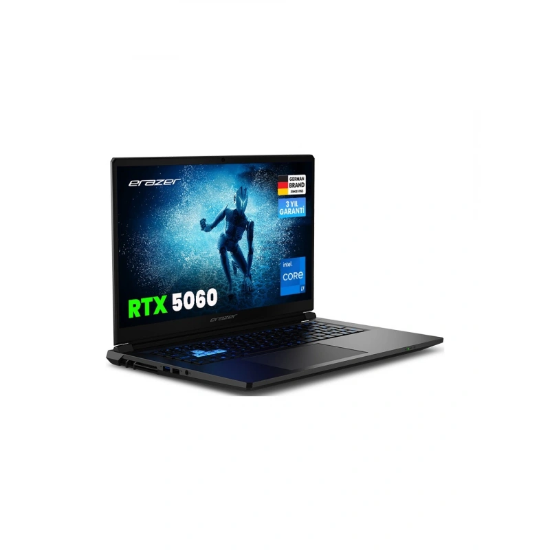Erazer Defender 17 P1 MD62757 Intel Core i7 13620H 16GB 1TB SSD RTX5060 Freedos 17.3 Taşınabilir Bilgisayar