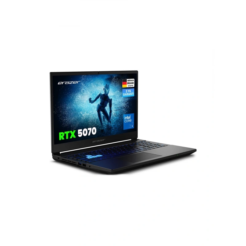 Erazer Deputy 15 P1 MD600005 Intel Core 9 270H 32GB Ram 2tb SSD RTX5070 15.6 144Hz Fhd IPS Freedos Oyuncu Laptop
