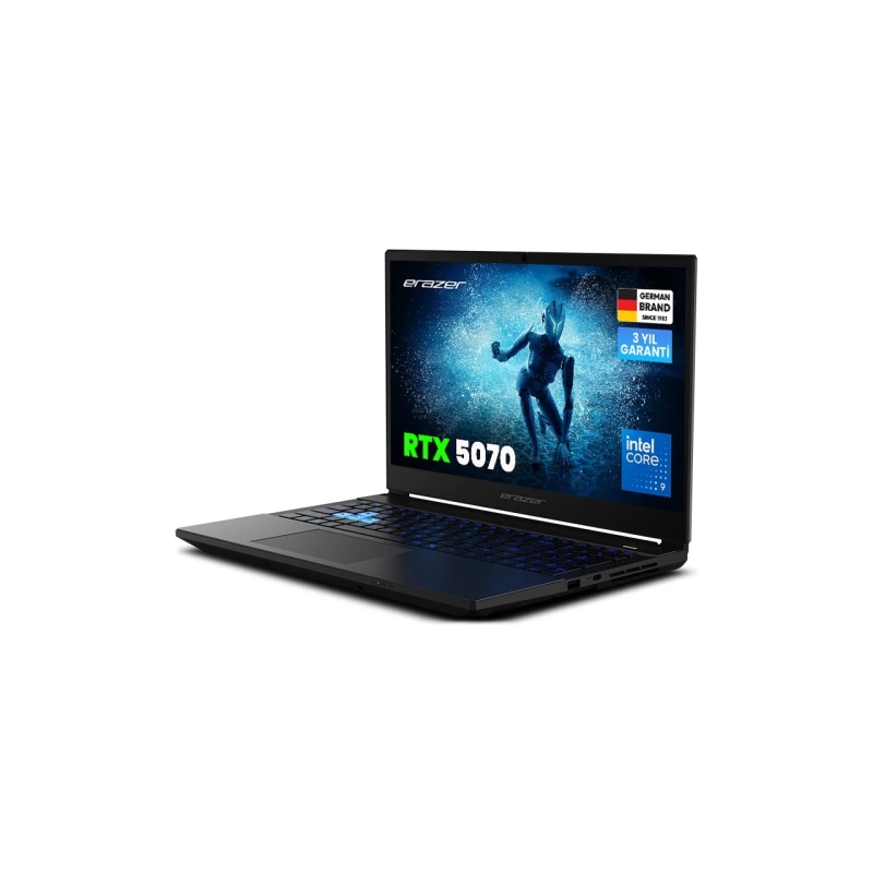 Erazer Deputy 15 P1 MD600005 Intel Core 9 270H 32GB Ram 2tb SSD RTX5070 15.6 144Hz Fhd IPS Freedos Oyuncu Laptop