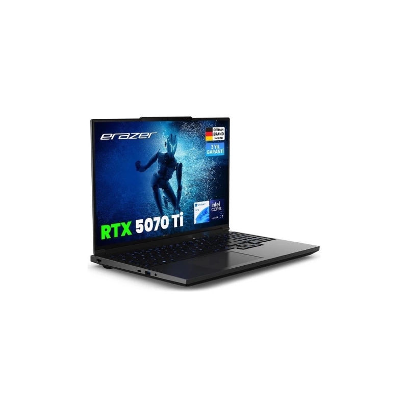 Erazer Major 16 X1 MD62735 Intel Ultra 9 275HX 32GB 2TB SSD RTX5070Ti 16 300Hz QHD+ Windows 11 Oyuncu Laptop