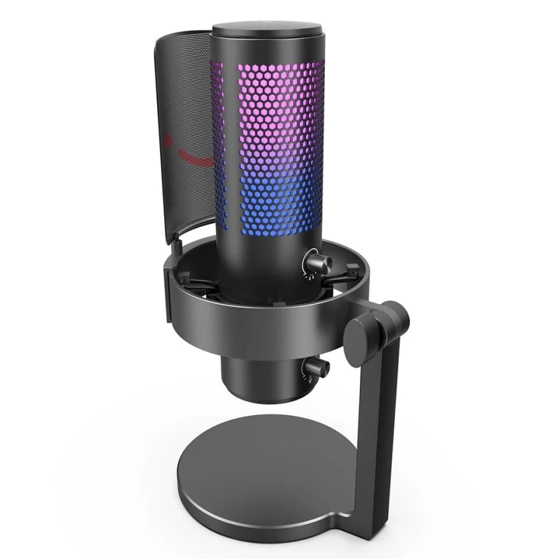 Fifine Ampligame A9 USB Youtube Tiktok Twitch Profesyonel Oyuncu Yayıncı Bilgisayar Mikrofon