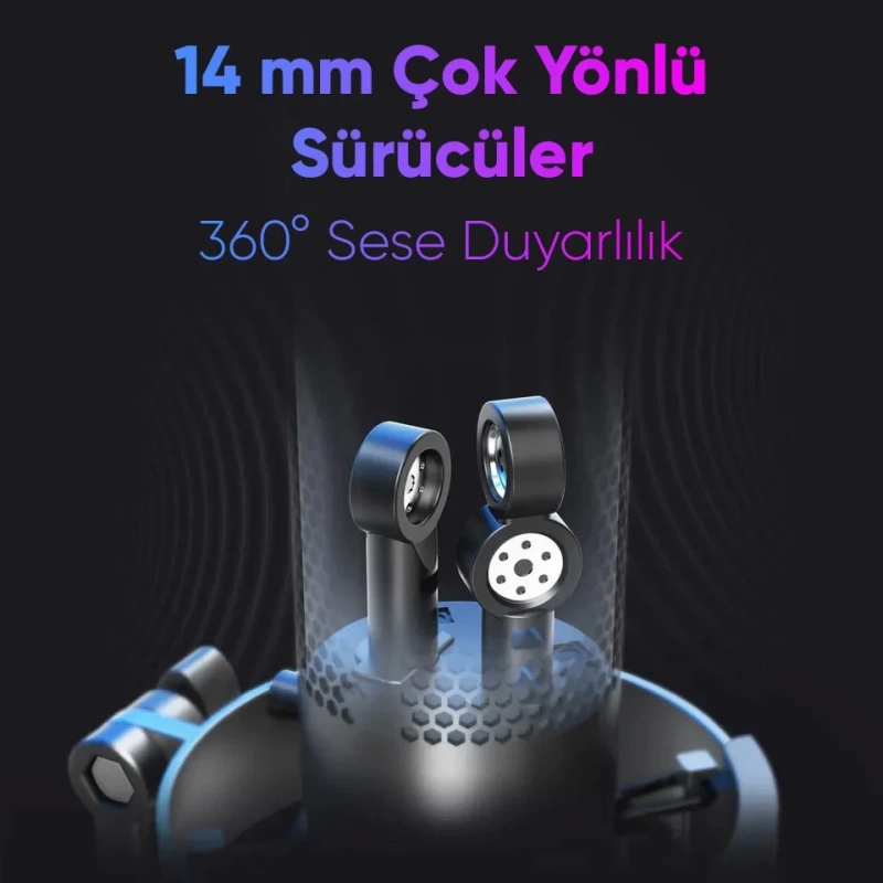 Fifine Ampligame A9 USB Youtube Tiktok Twitch Profesyonel Oyuncu Yayıncı Bilgisayar Mikrofon