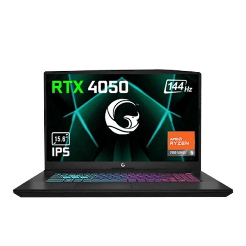 GG Slayer R5-4050 C1 AMD Ryzen 5 7535HS 16GB 500GB RTX4050 15.6 Full HD IPS 144Hz FreeDOS Gaming Notebook + Çanta