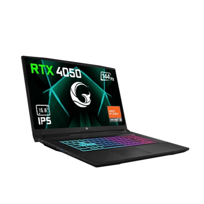 GG Slayer R5-4050 C2 AMD Ryzen 5 7535HS 32GB 1TB RTX4050 15.6 Full HD IPS 144Hz FreeDOS Gaming Notebook + Çanta