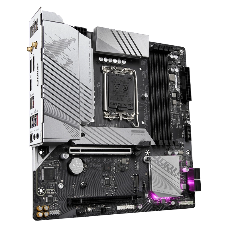 GIGABYTE B760M AORUS ELITE AX 5333MHz(OC) DDR5 M.2 mATX 1700p