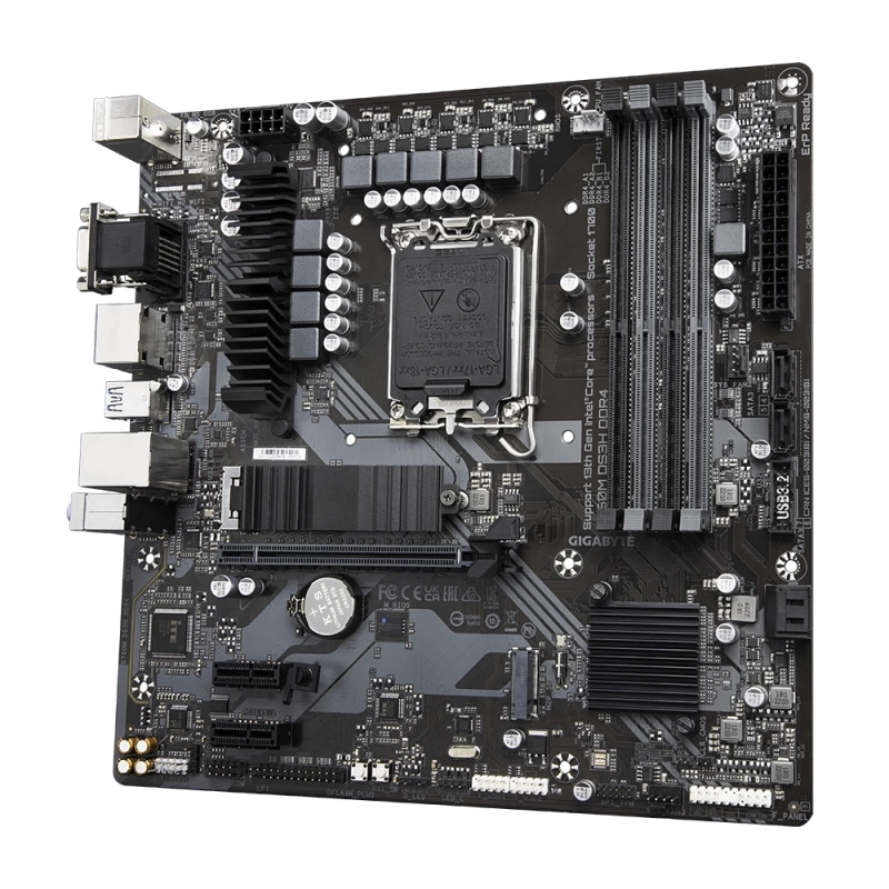 GIGABYTE B760M-DS3H-DDR4 5333Mhz(OC) M.2 ATX 1700p