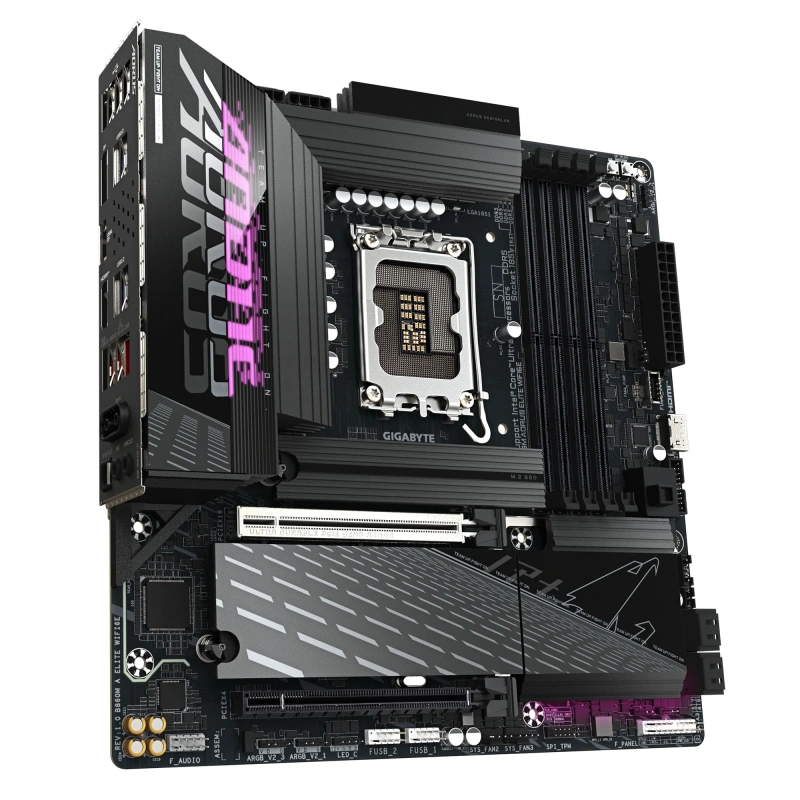 GIGABYTE B860M AORUS ELITE WIFI6E LGA1851 DDR5 9200MHz ANAKART