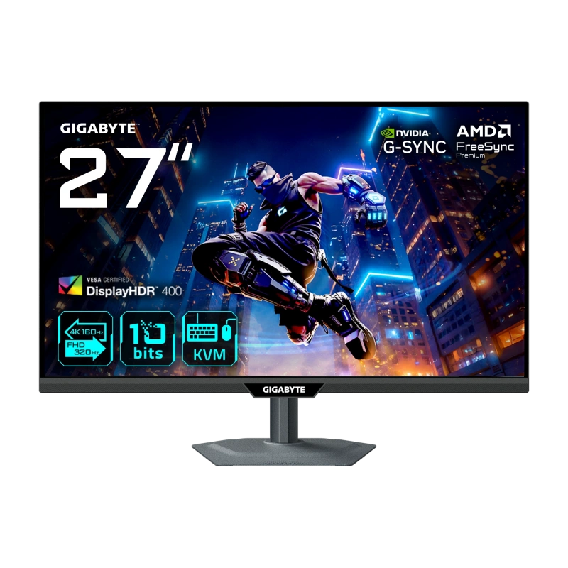 GIGABYTE M27UP 27 4K 160HZ FHD 320HZ 1MS MONITOR