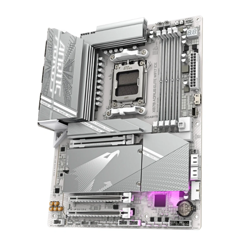 GIGABYTE X870A AORUS ELITE WF7 ICE DDR5 M.2 HDMI DP ATX AM5