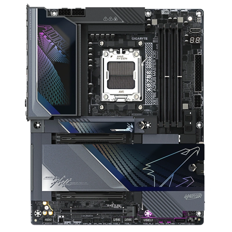 GIGABYTE X870E AORUS MASTER X3D DDR5 M.2 HDMI DP ATX AM5