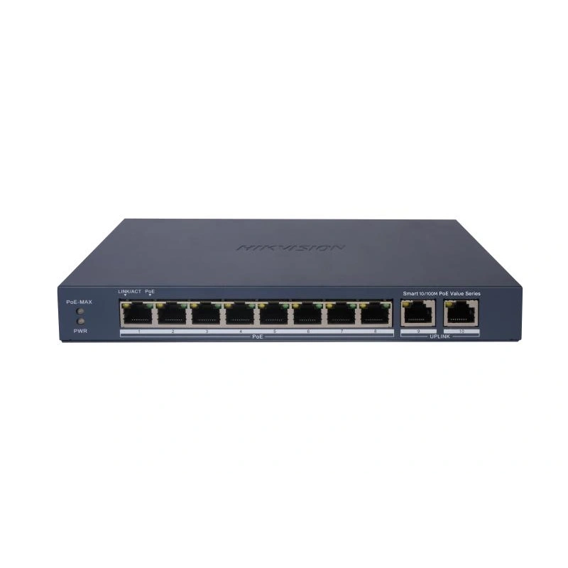 HIKVISION DS-3E1310P-EI/M 8XFE+2GE 60W POE SWITCH