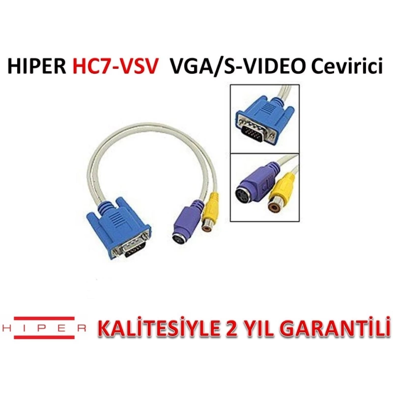 HIPER HC7-VSV VGA/S-VIDEO ÇEVİRİCİ